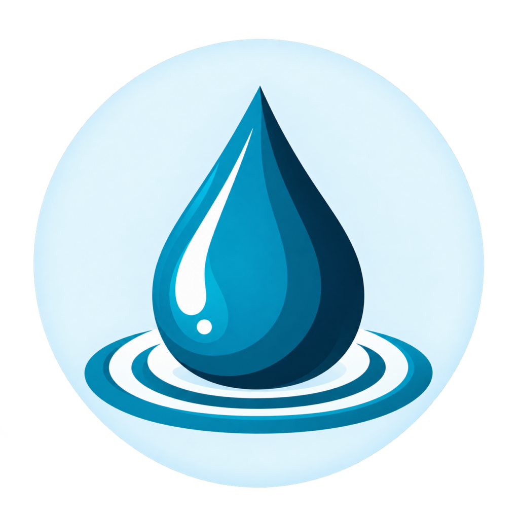 Pictogramme représentant le nettoyage à l’eau pure